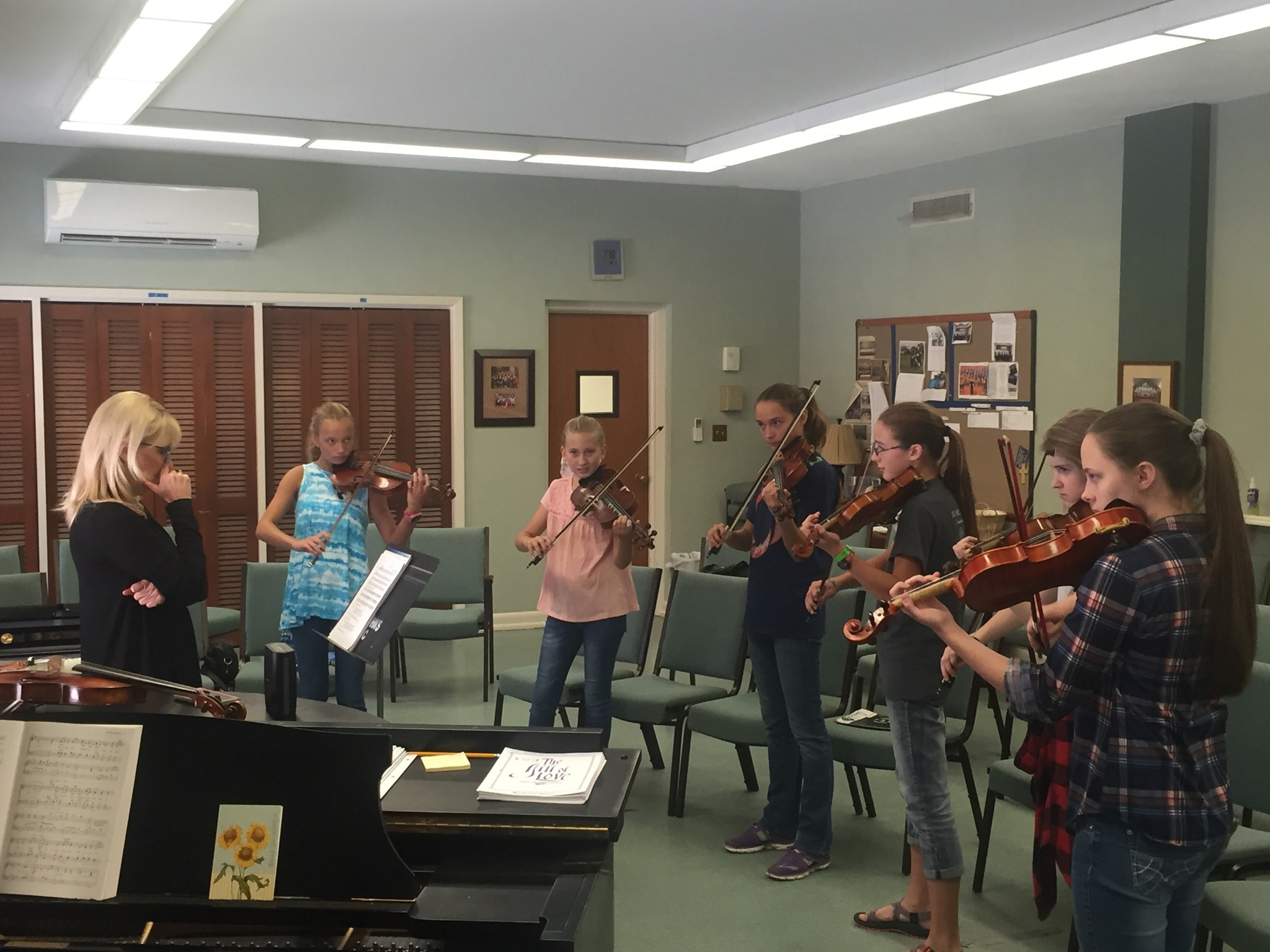 fiddle students